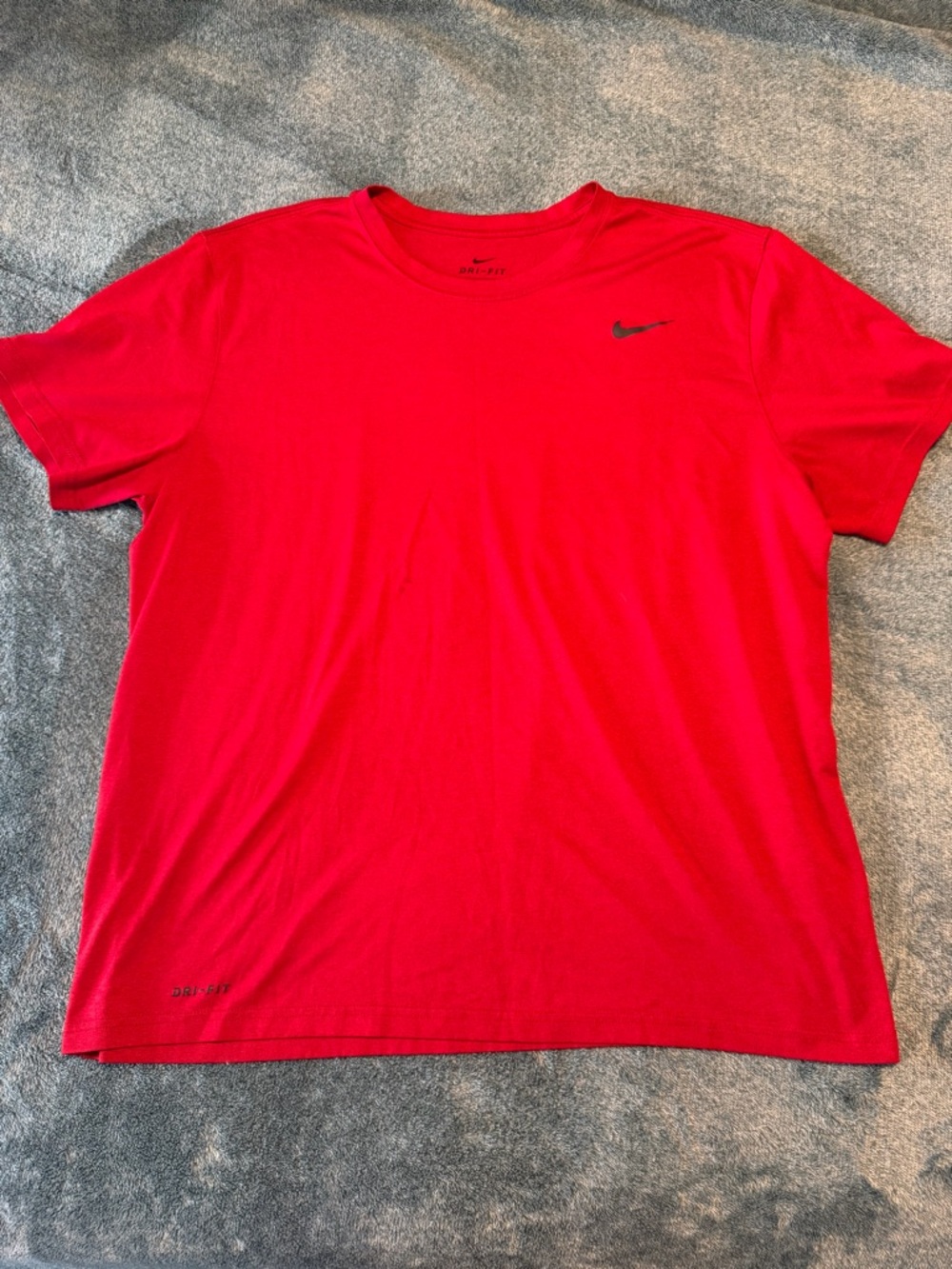 Nike Men's Red Dri-FIT Crew T-Shirt Size XL